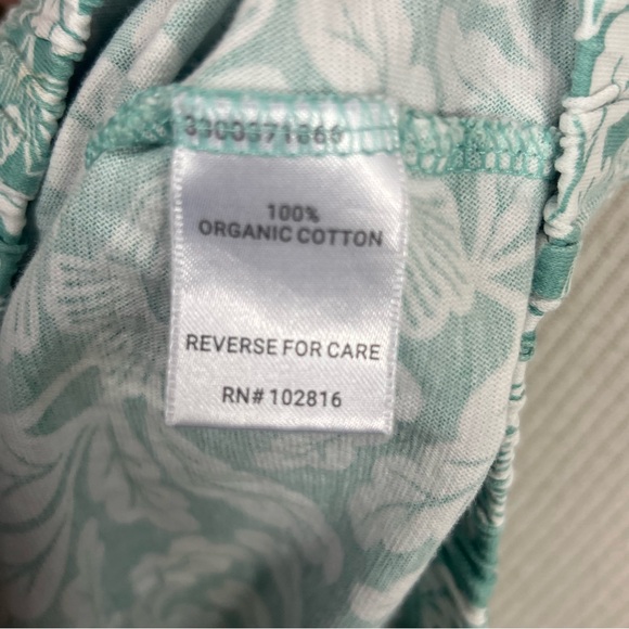 Garnet Hill MEDIUM Pajama Set Organic Cotton Cottagecore Floral - Picture 10 of 10